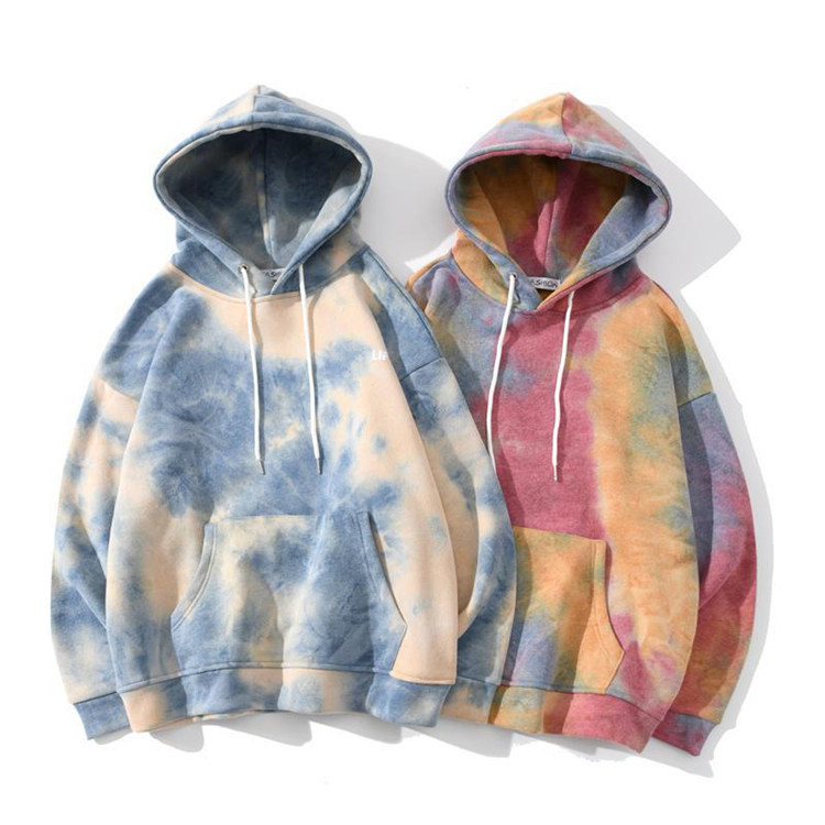 Sweats à capuche tie-dye