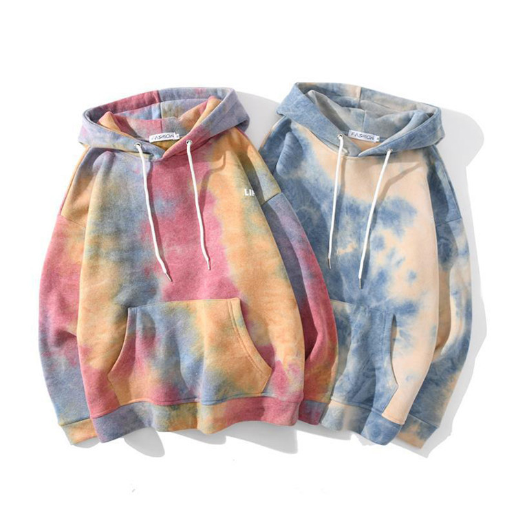 Sweats à capuche tie-dye